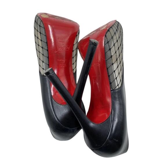 Louboutin Peep Toe Stilettos - Picture 6 of 7